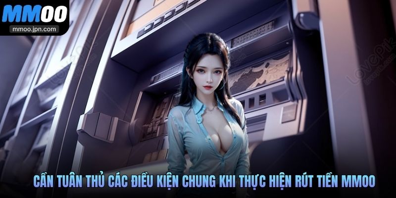Cần tuân thủ các điều kiện chung khi thực hiện rút tiền MMOO
